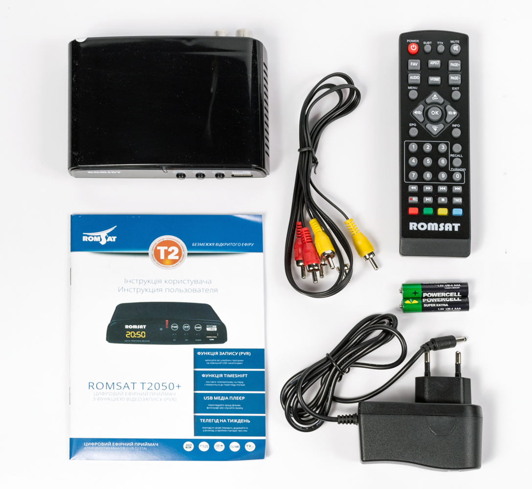 Romsat 2050+ DVB-T2 Цифровой т2 тюнер