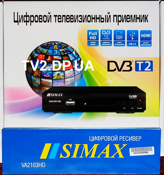 цифровой эфирный тюнер dvb t2 на 32 канала